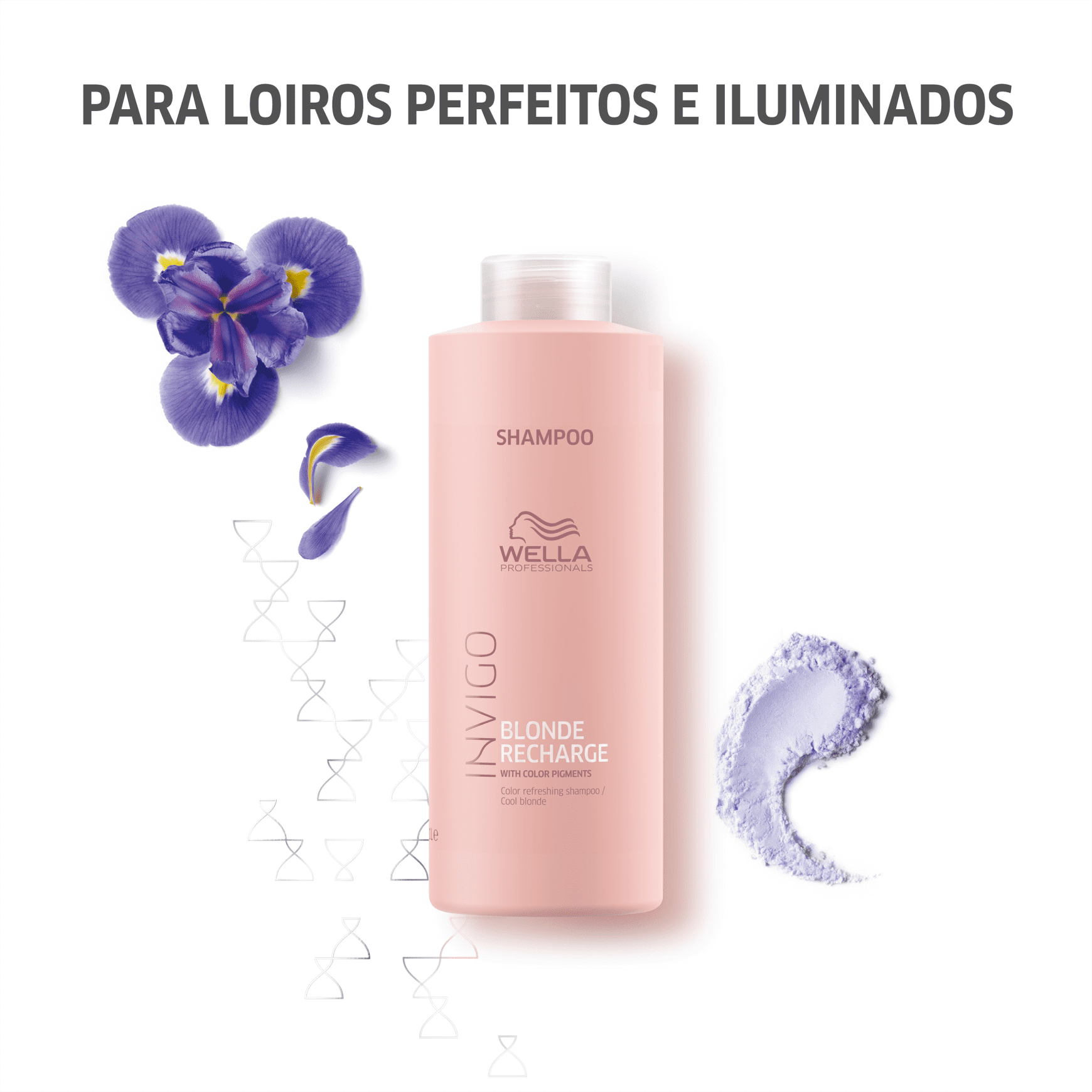 Wella Professionals Invigo Blonde Recharge - Shampoo Desamarelador 1000ml