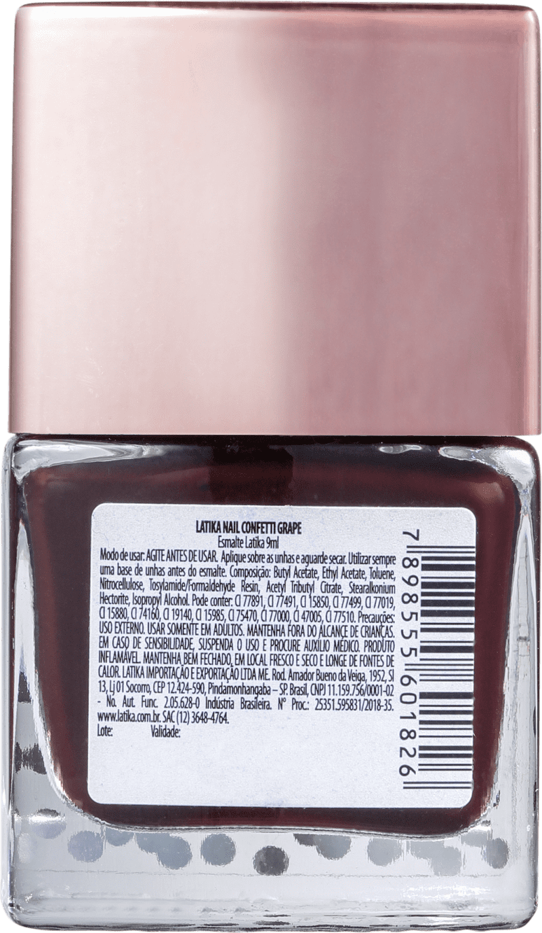 Latika Confetti Grape - Esmalte Cremoso 9ml