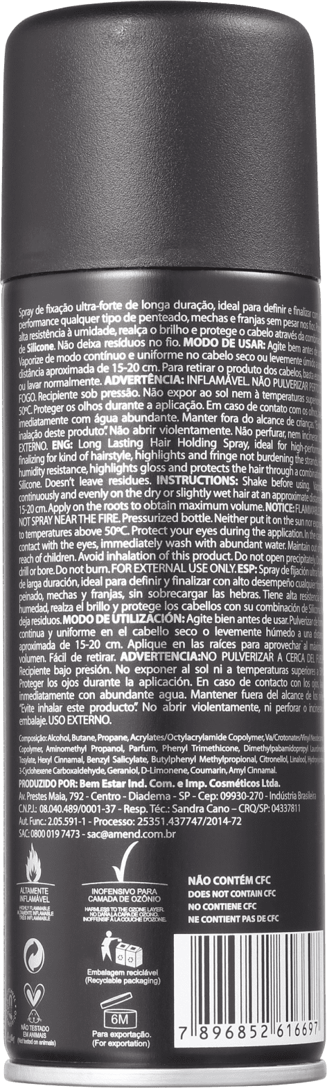 Amend Valorize Ultra Forte - Spray Fixador 200ml