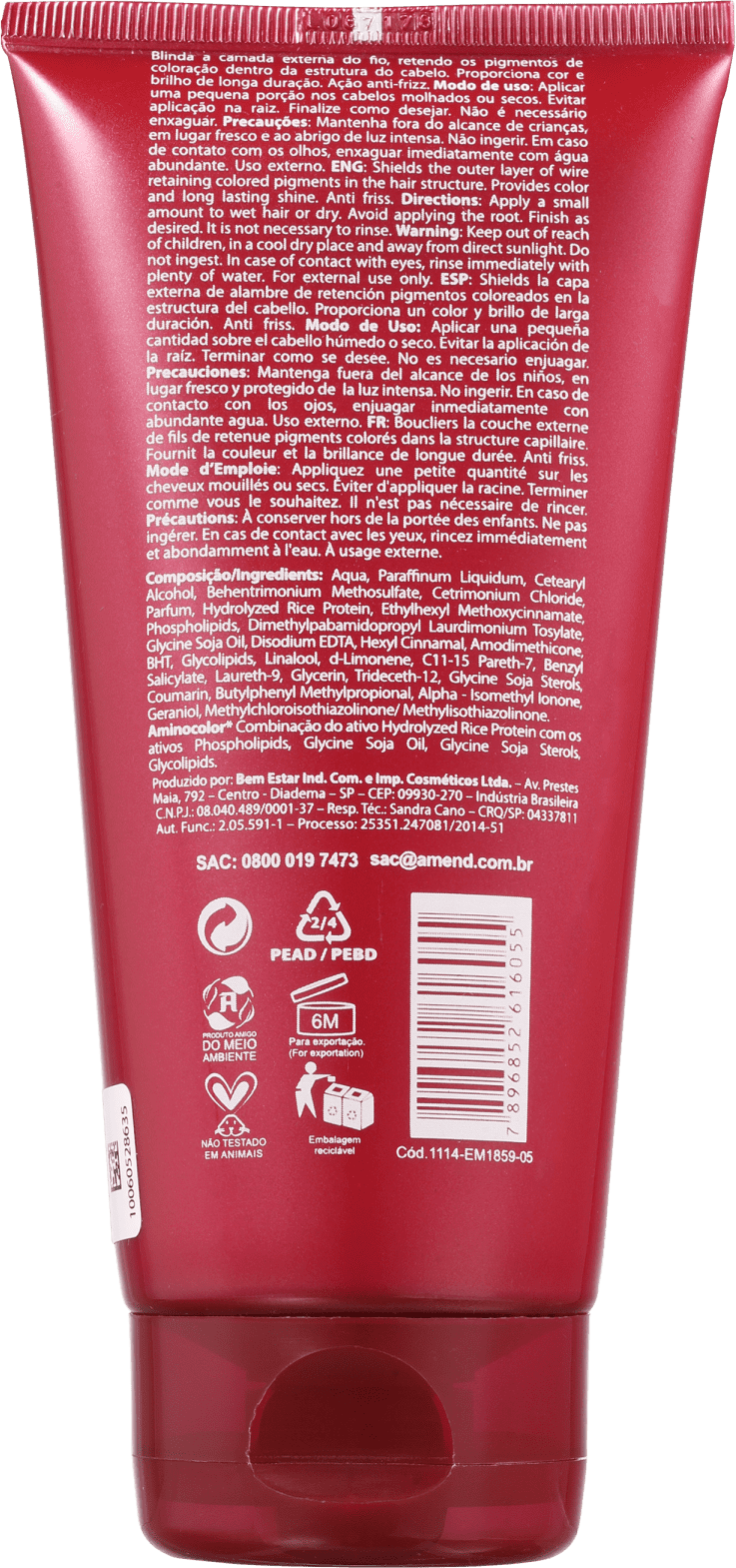 Amend Color Reflect Blindagem da Cor - Creme Leave-in 180g