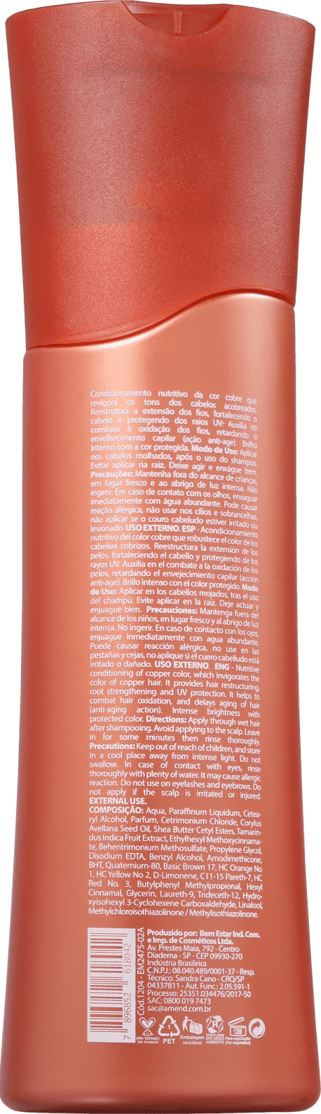 Amend Cobre Effect Realce da Cor - Condicionador 250ml