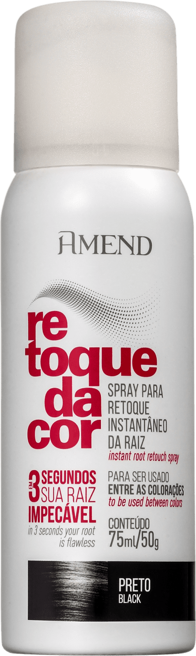 Amend Retoque da Cor 1212 Preto - Corretivo de Raiz 75ml