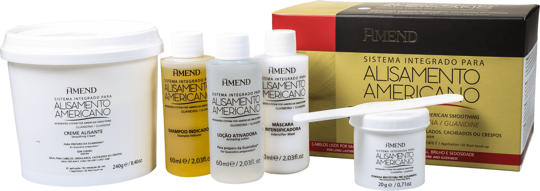 Kit Amend Alisamento Americano (5 Produtos)