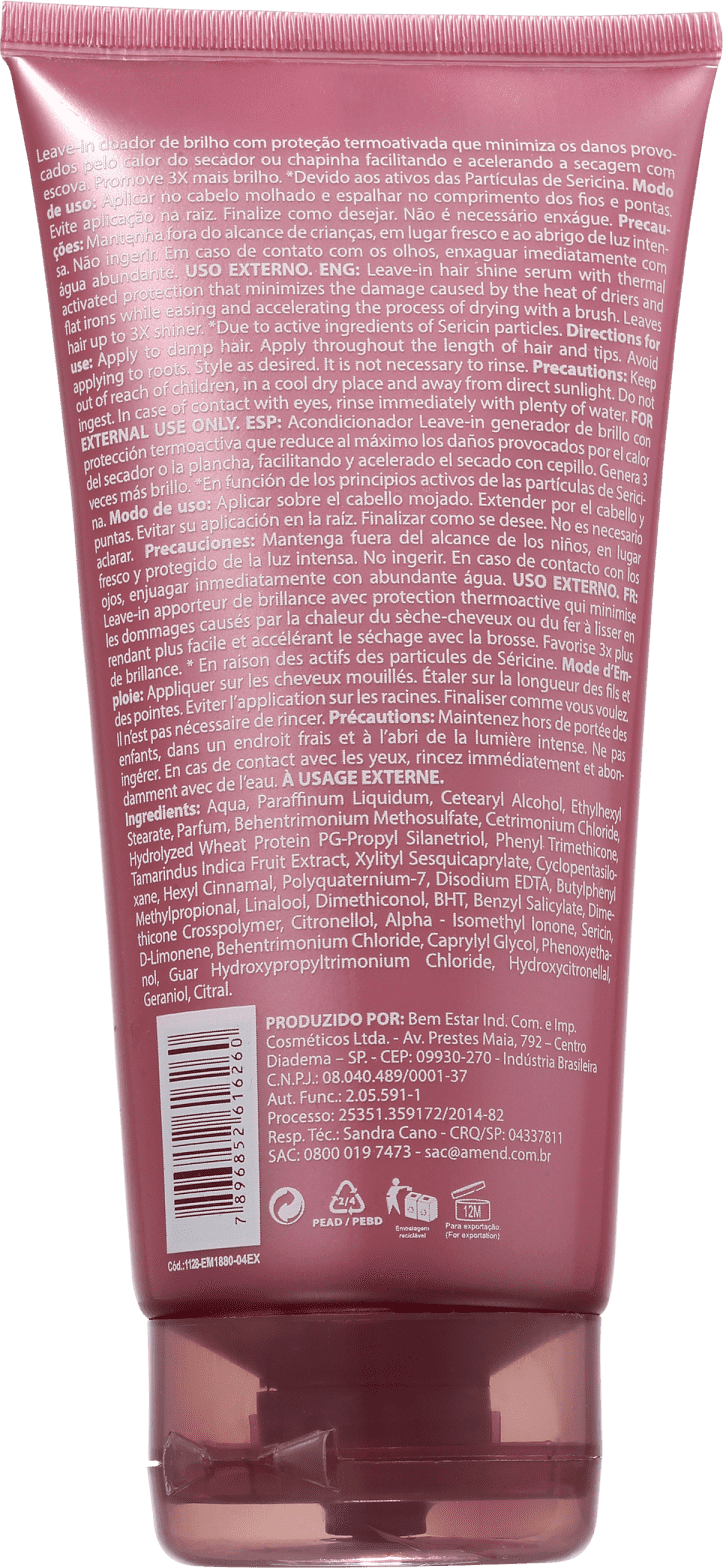 Amend Shine Extreme Doador de Brilho - Leave-in 180g
