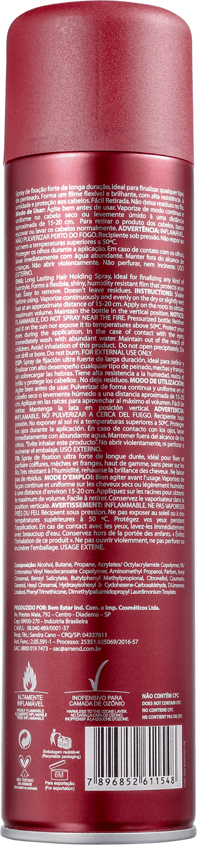 Amend Valorize Forte - Spray Fixador 400ml