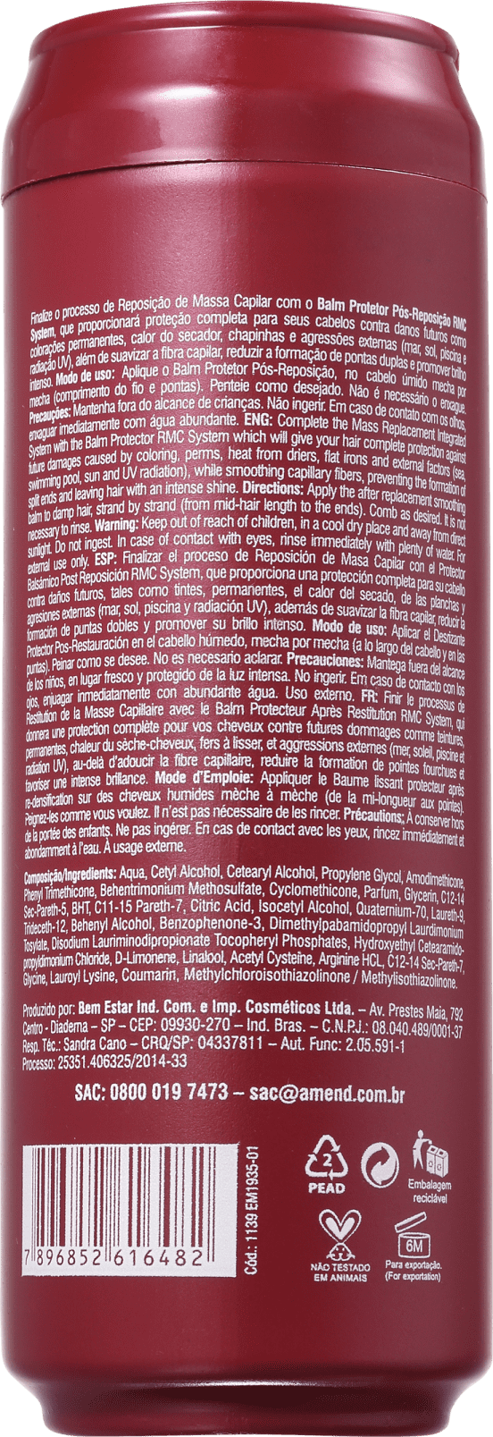 Amend RMC System Balm - Tratamento 300ml