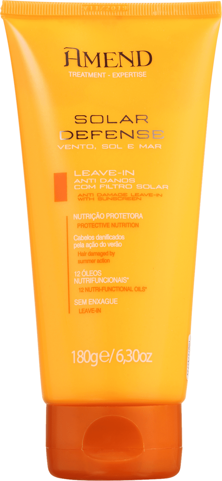 Amend Solar Defense com Filtro Solar - Leave-in Anti Danos 180g