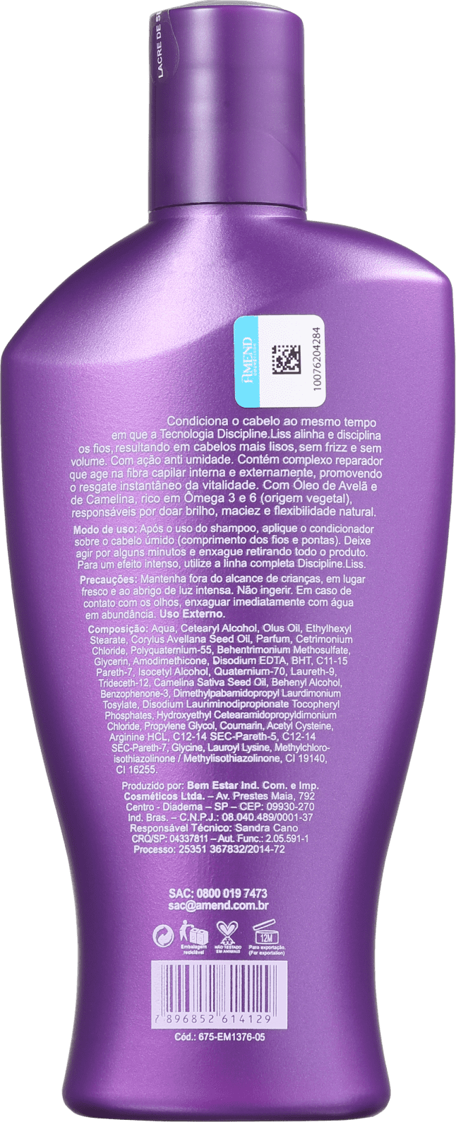 Amend Discipline.Liss - Condicionador 250ml