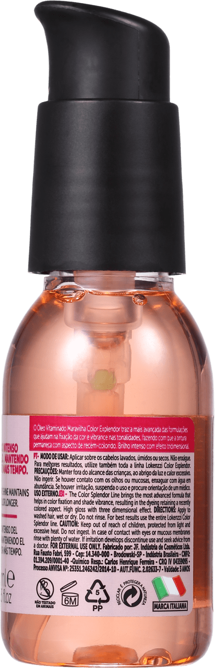 Lokenzzi Color Explendor Maravilha - Óleo Capilar 55ml