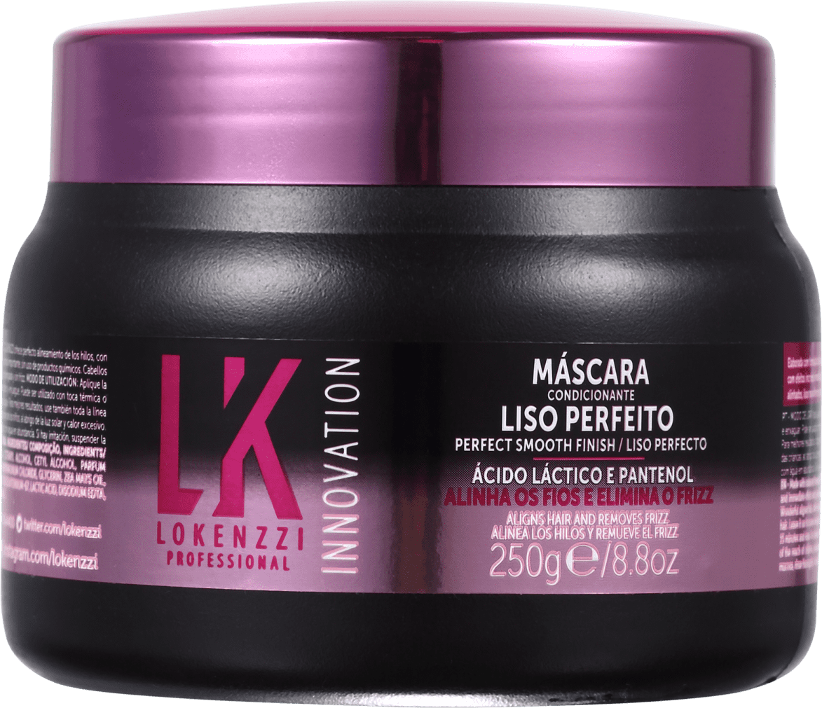 Lokenzzi Liso Perfeito - Máscara Capilar 250g