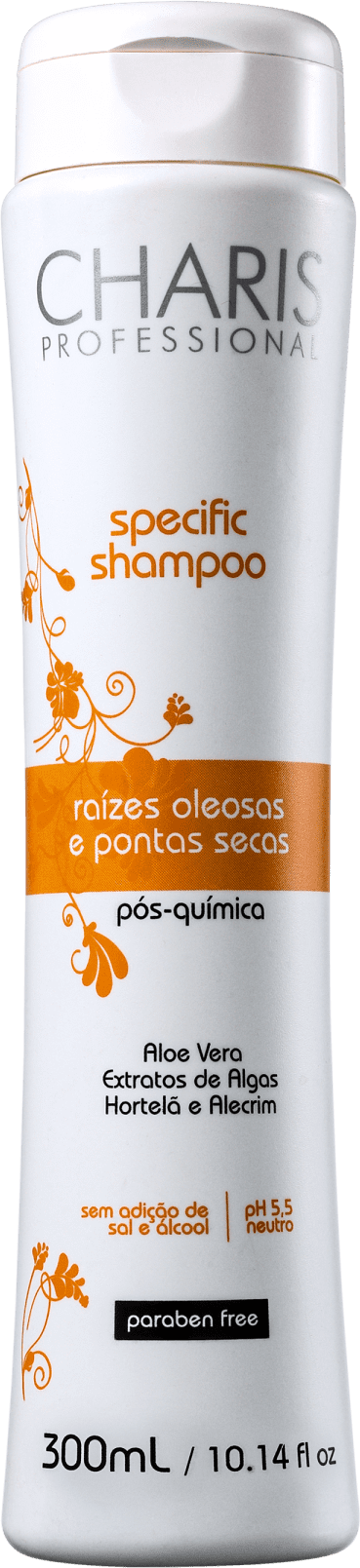 Charis Cabelos Oleosos e Pontas Secas - Shampoo 300ml