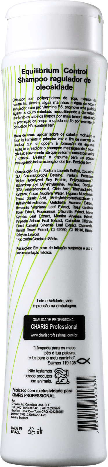 Charis Equilibrium Controle da Oleosidade - Shampoo 300ml