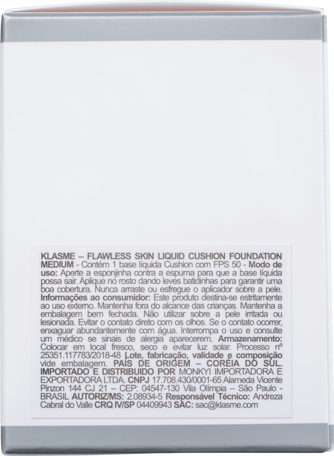 Klasme Flawless Skin Cushion Dark - Base Líquida 15g