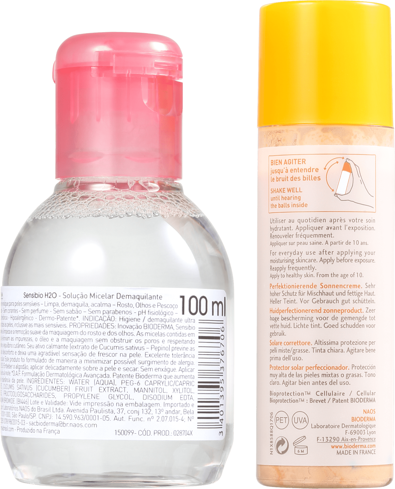 Kit Bioderma Photoderm Sensibio Claro (2 Produtos)