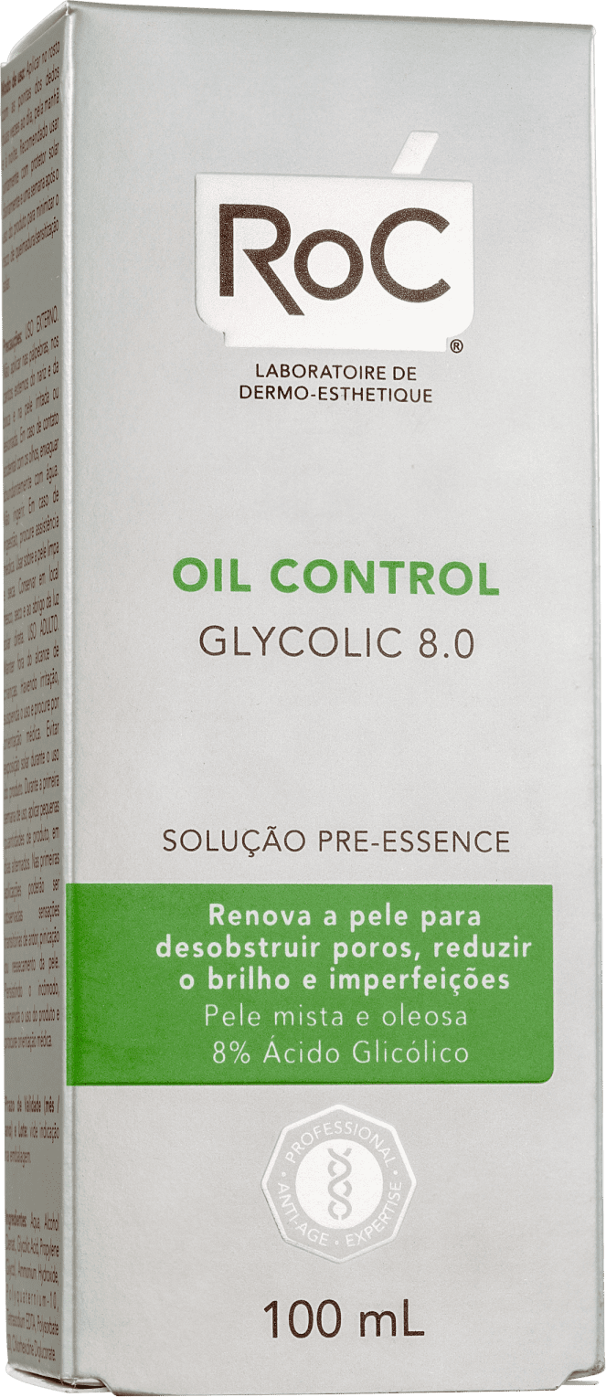 RoC Oil Control Glycolic 8.0 - Solução Anti-Idade 100ml