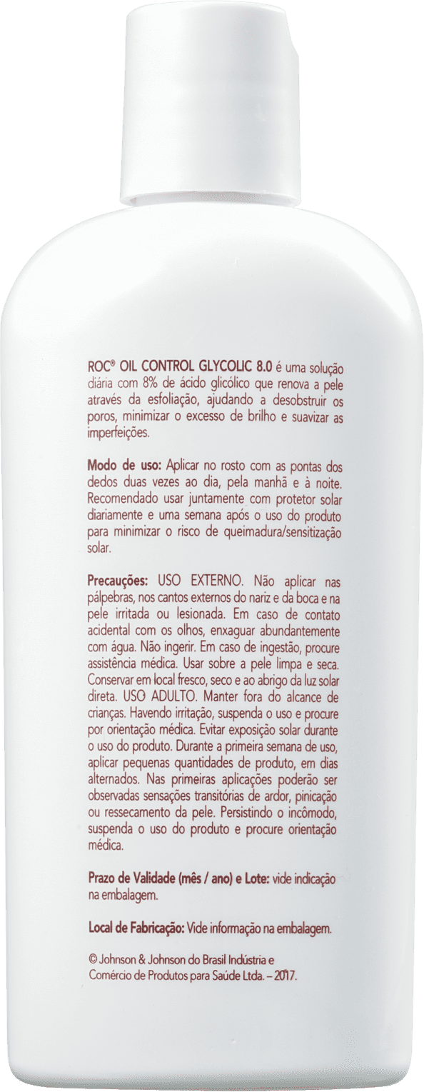 RoC Oil Control Glycolic 8.0 - Solução Anti-Idade 100ml