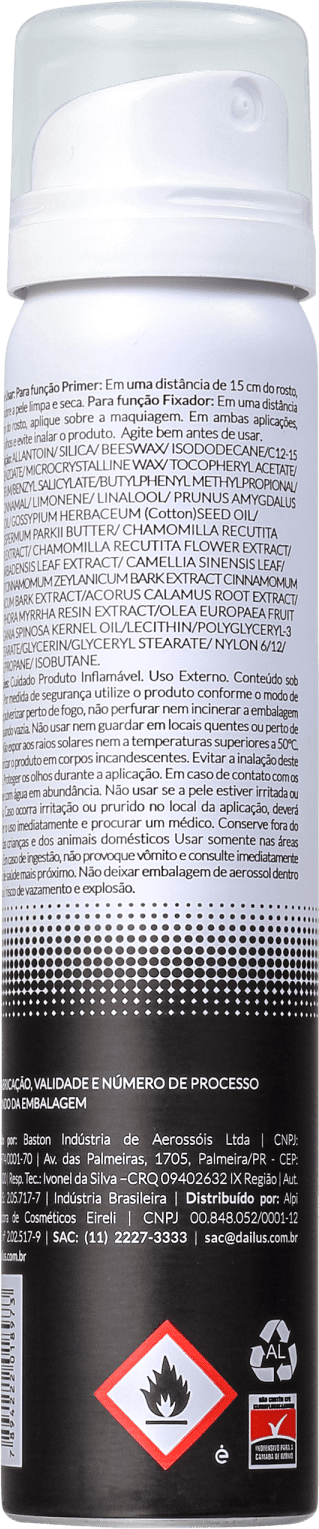 Dailus Air & Fix - Primer e Fixador de Maquiagem 60g