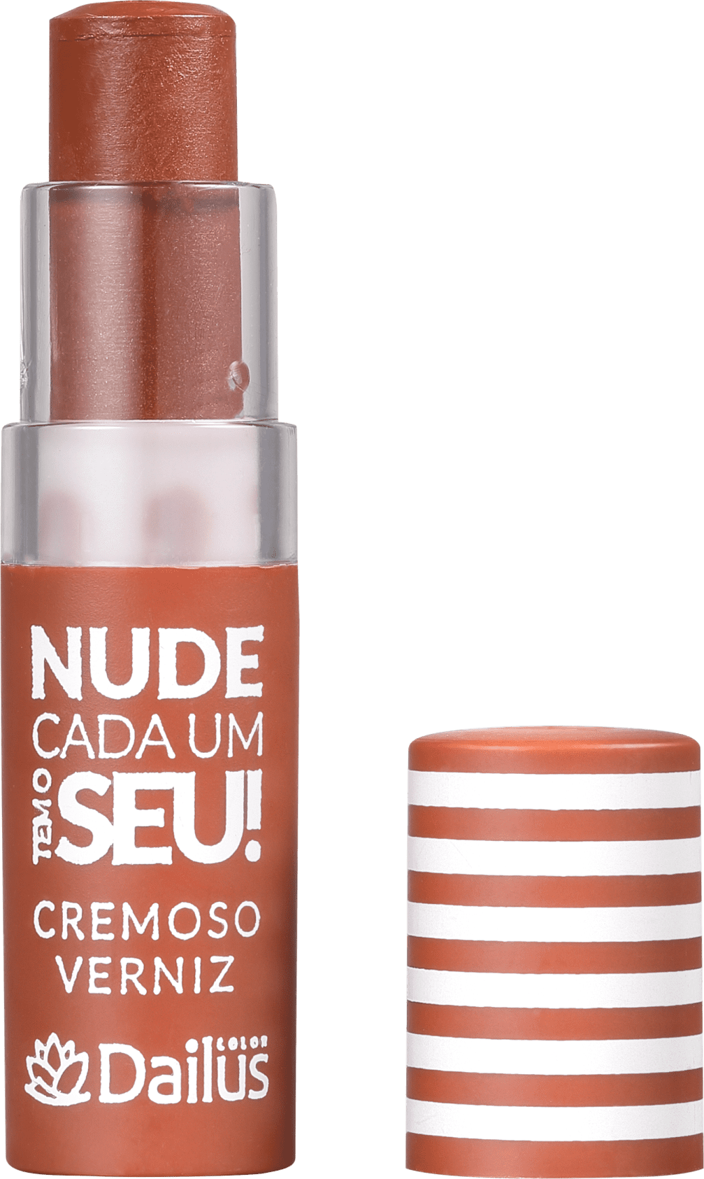 Dailus Nude Cada Um Tem o Seu Verniz 12 Caramelo - Batom Cremoso 4g