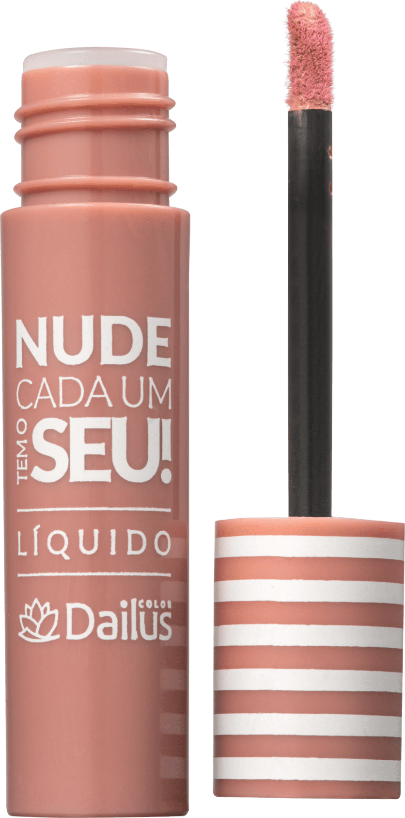 Dailus Nude Cada Um Tem o Seu 02 Bala de Leite - Batom Líquido Matte 4,6g