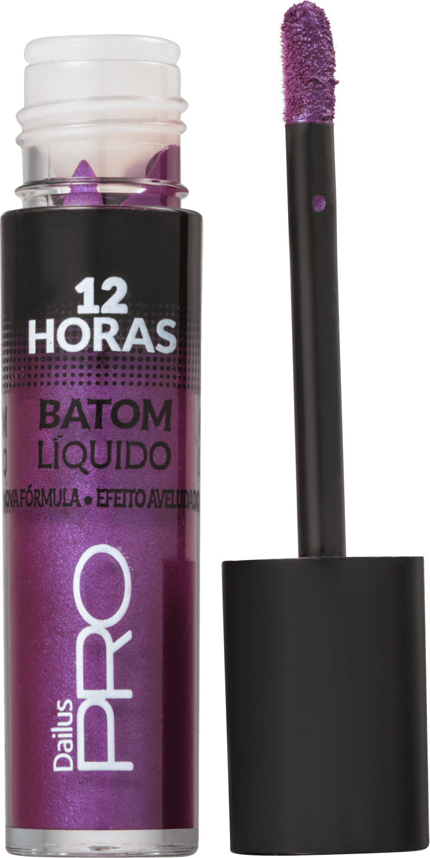 Dailus PRO 12 Horas 108 Violet Metalic - Batom Líquido 4,6g