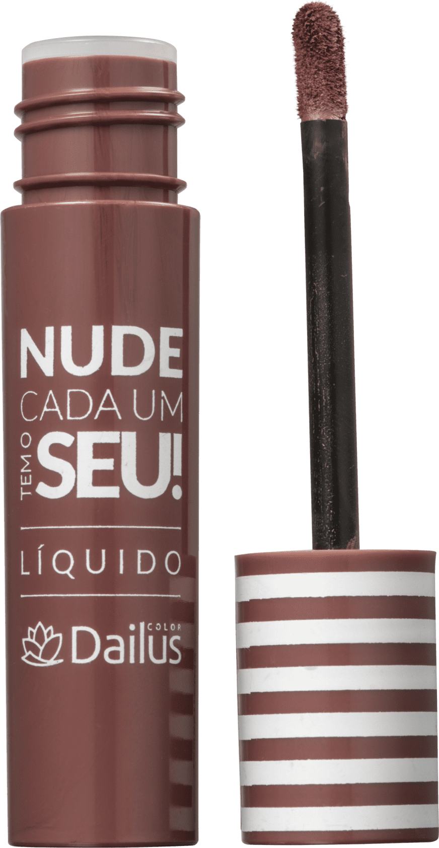 Dailus Nude Cada Um Tem o Seu 16 Cinza Vinil - Batom Líquido Matte 4,6g
