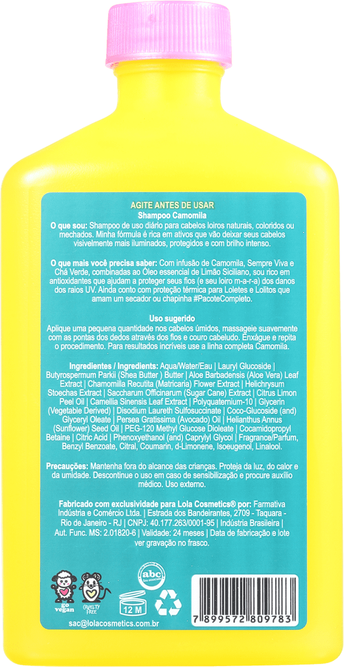 Lola Cosmetics Camomila - Shampoo 250ml
