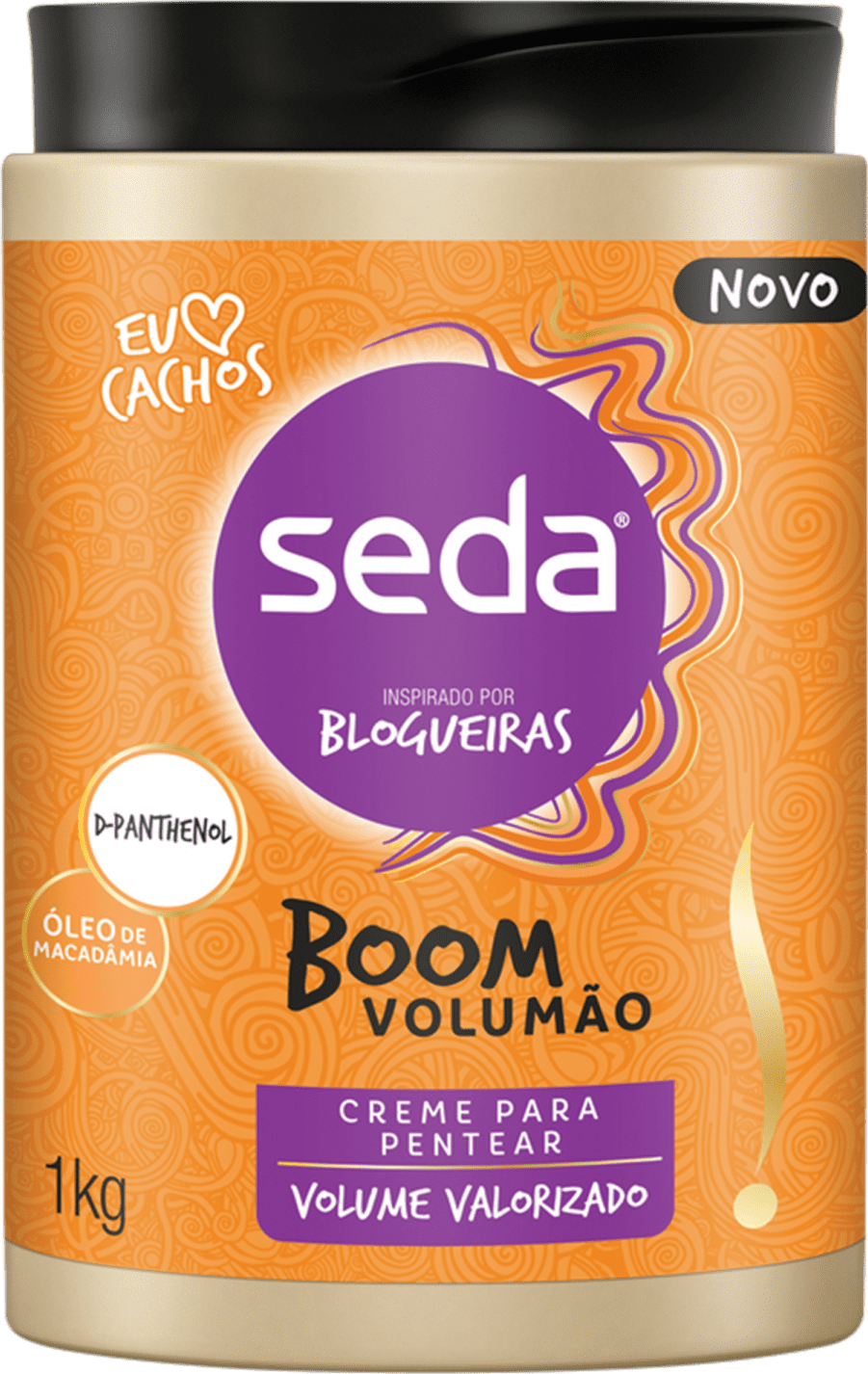 Creme de Pentear Seda Boom Volumão 1000g