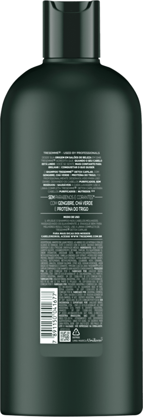 Shampoo TRESemmé Detox Capilar 750ml