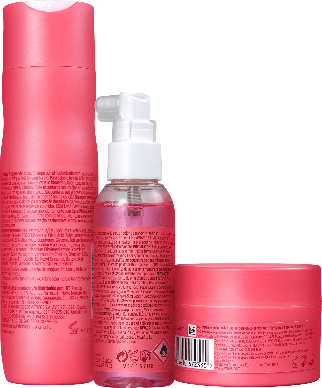 Kit Wella Professionals Invigo Color Brilliance Care (3 Produtos)