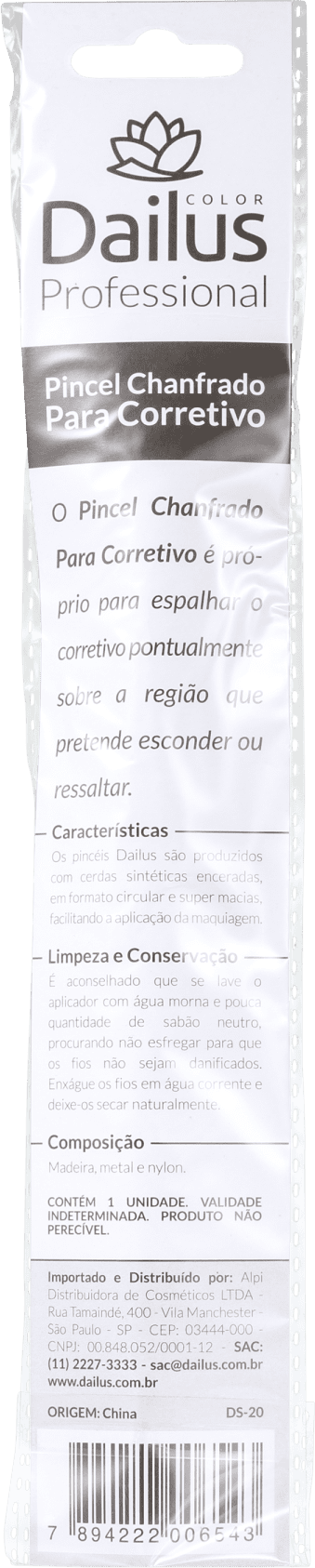 Dailus 20 Chanfrado - Pincel para Corretivo