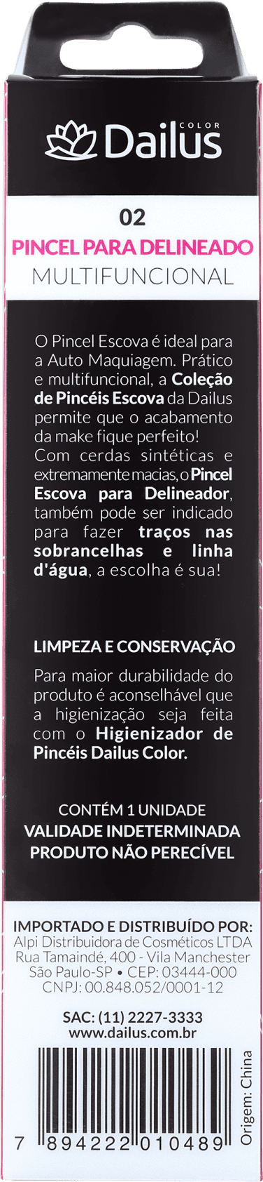 Dailus 02 - Pincel Escova
