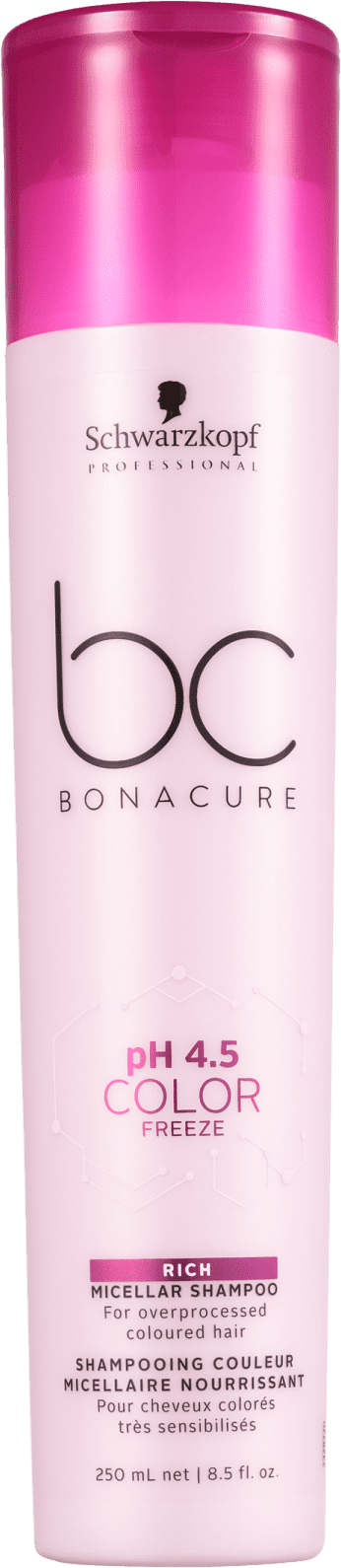 Schwarzkopf Professional BC Bonacure pH 4.5 Color Freeze Micellar Rich - Shampoo 250ml