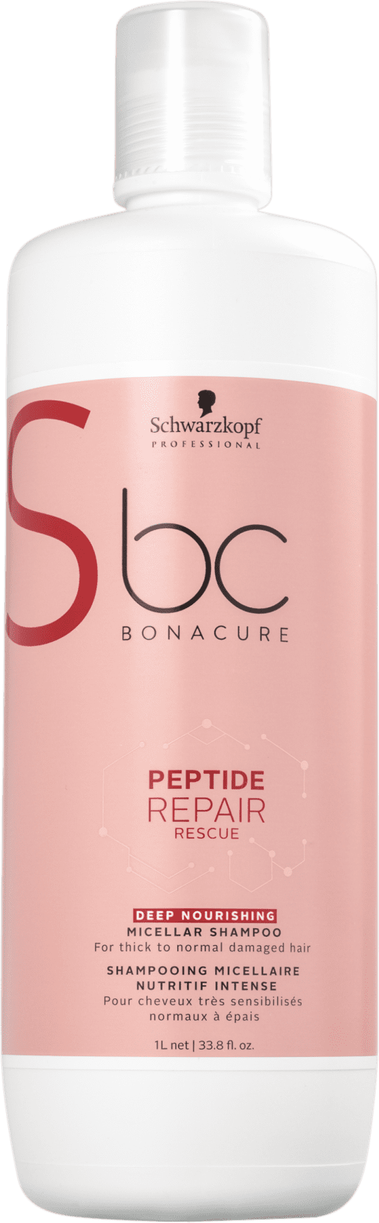 Schwarzkopf Professional BC Bonacure Peptide Repair Rescue Micellar Deep Nourish - Shampoo 1000ml