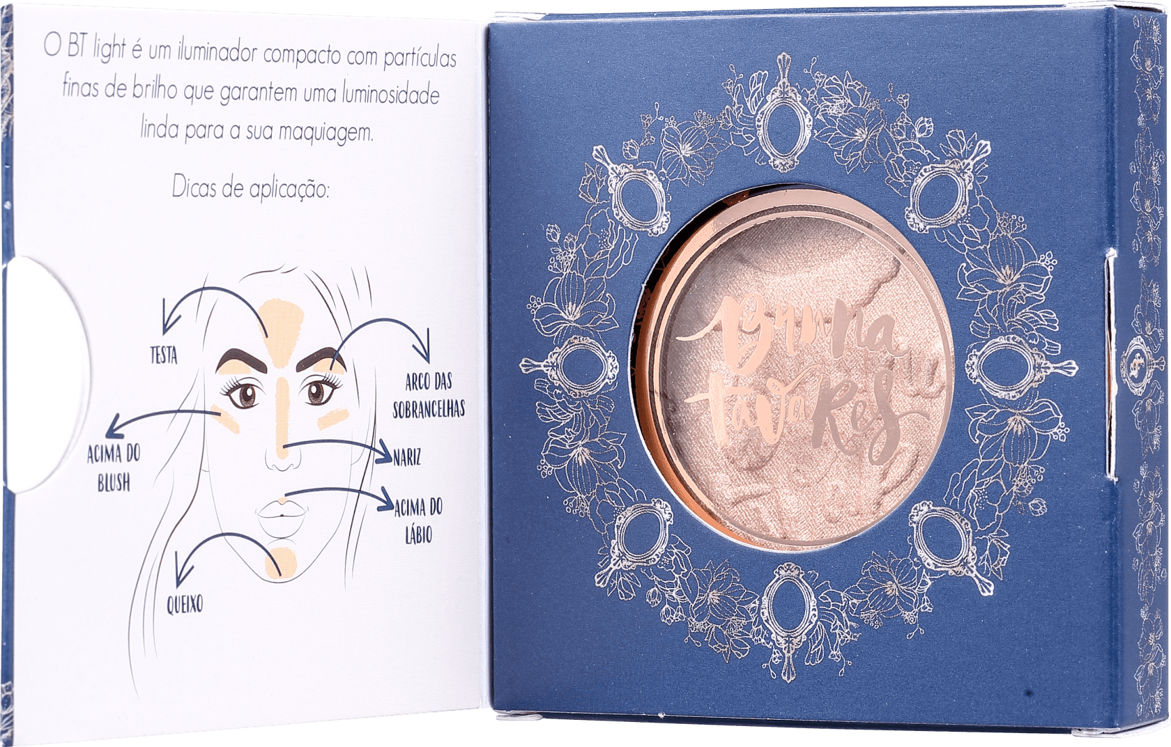 Bruna Tavares Light Pearly - Pó Iluminador Compacto 9g