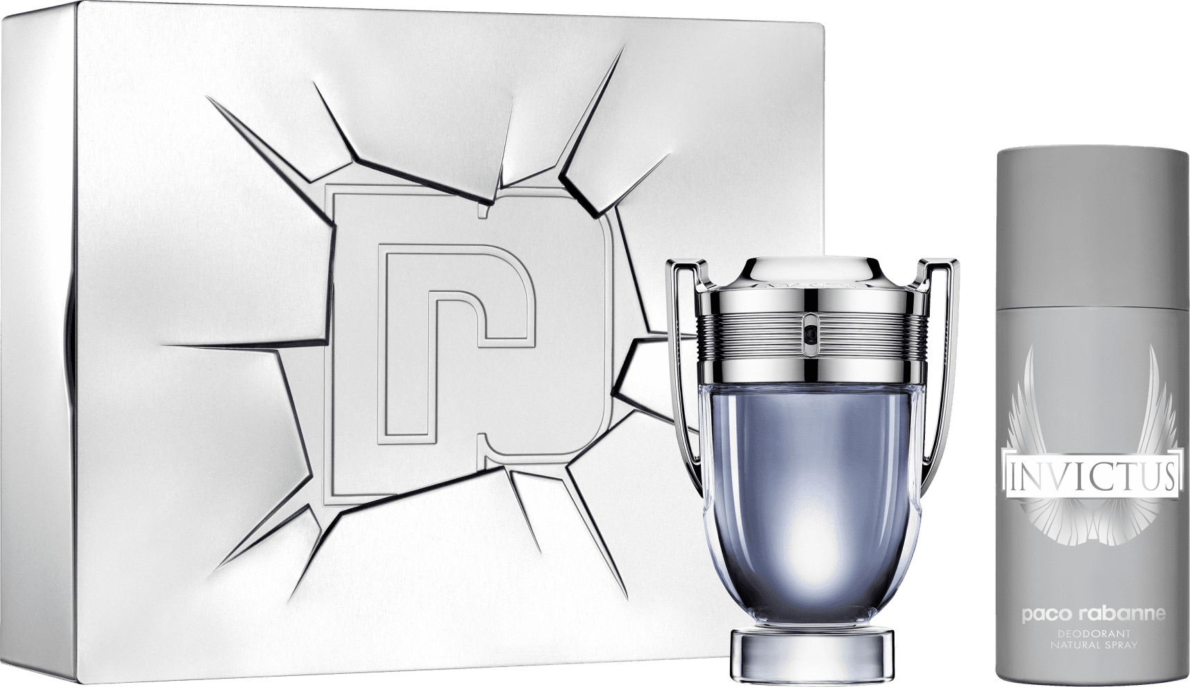 Conjunto Invictus Paco Rabanne Masculino - Eau de Toilette 100ml + Desodorante 150ml