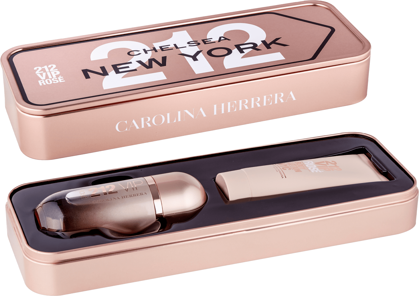 Conjunto 212 VIP Rosé Carolina Herrera Feminino - Eau de Parfum 50ml + Loção Corporal 75ml