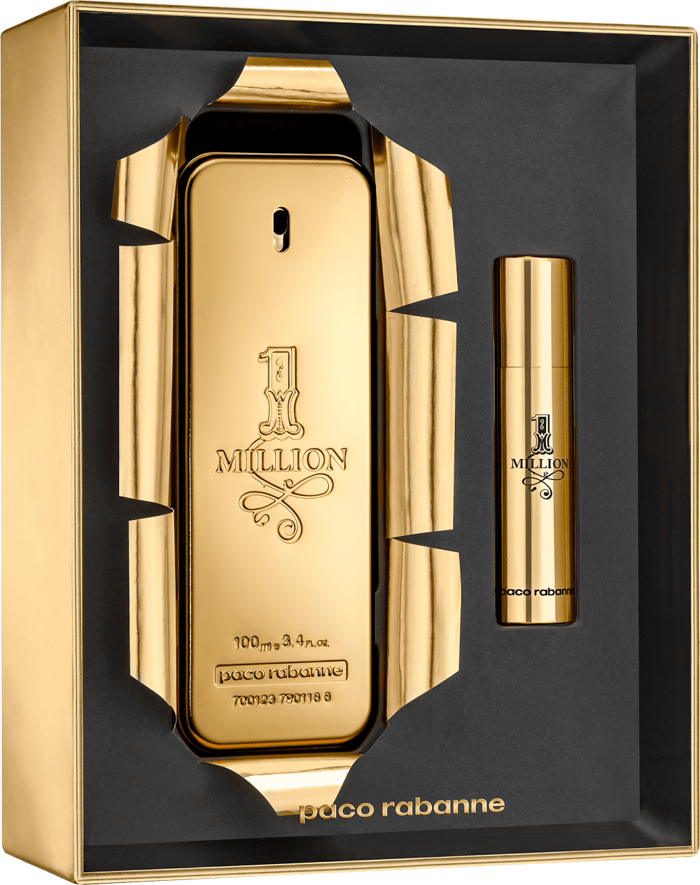 Conjunto 1 Million Collector Edition Paco Rabanne Masculino - Eau de Toilette 100ml + Travel Size 10ml