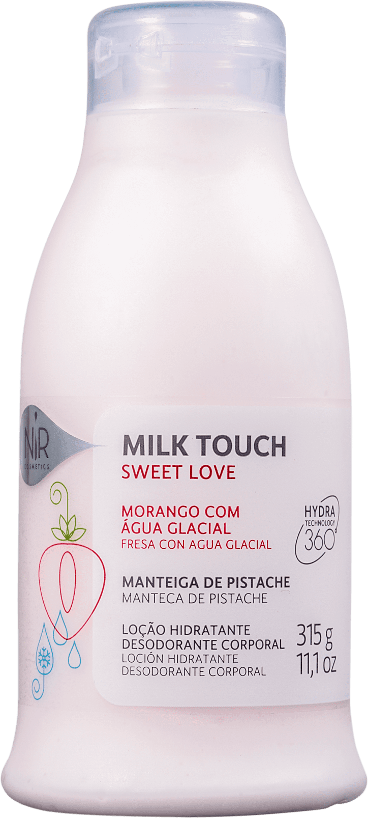 Nir Cosmetics Milk Touch Sweet Love - Loção Hidratante Corporal 315g
