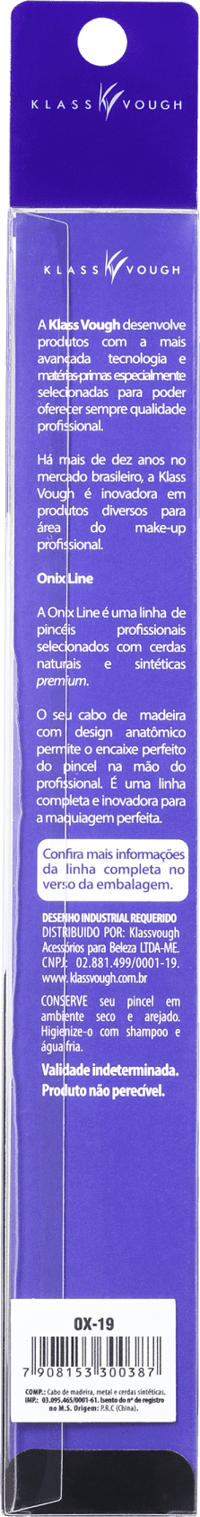 Klass Vough Onix 19 - Pincel para Sobrancelhas