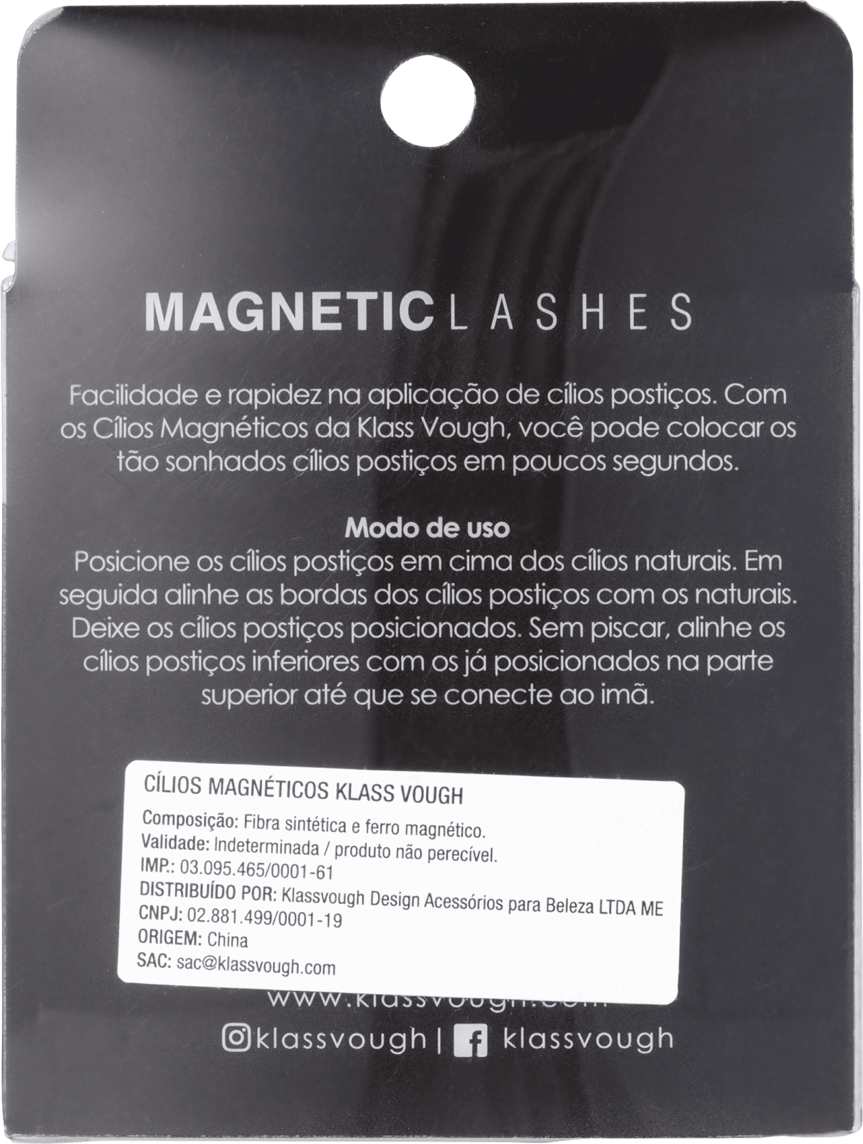 Klass Vough BMG 60 - Cílios Postiços Magnéticos