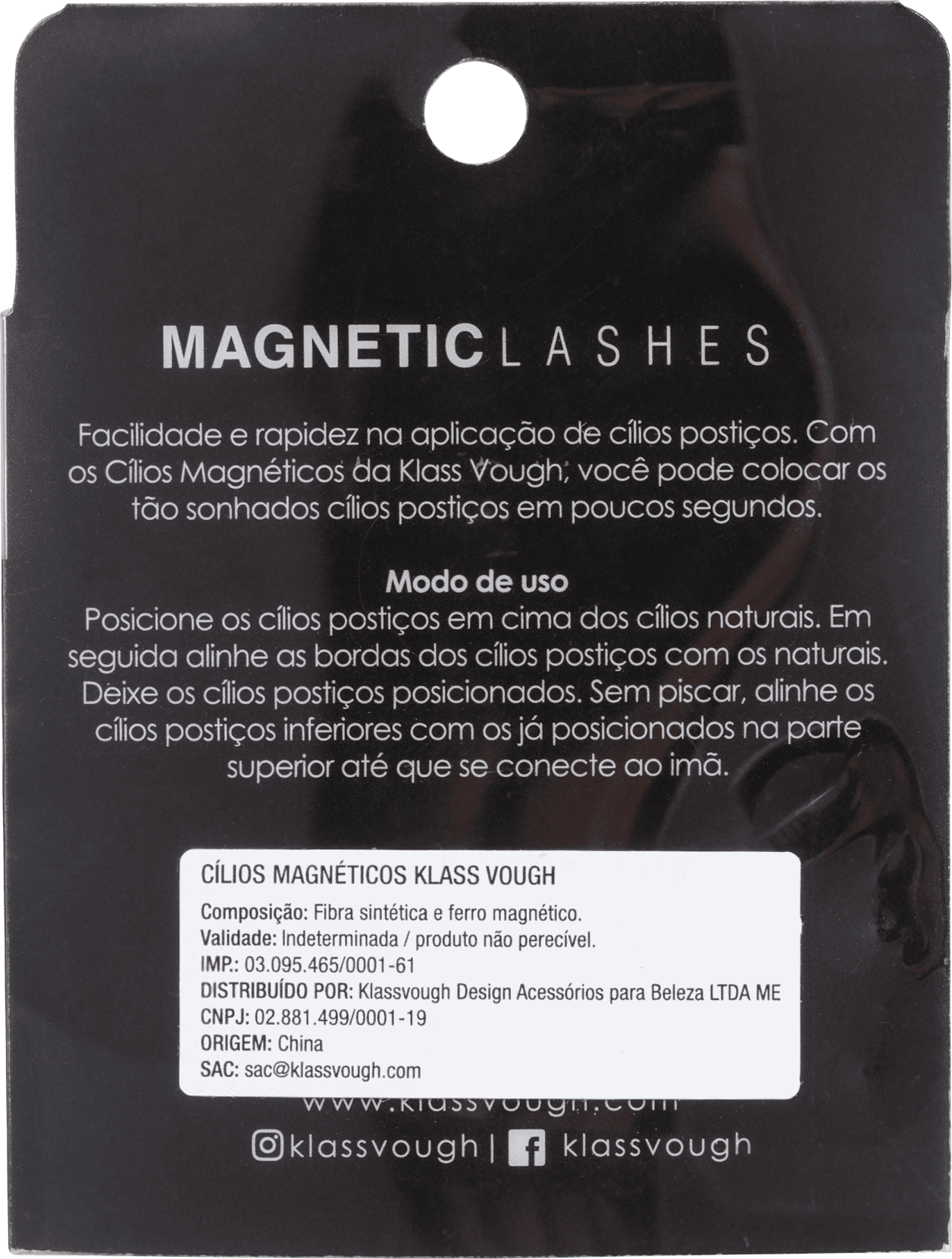 Klass Vough BMG 70 - Cílios Postiços Magnéticos
