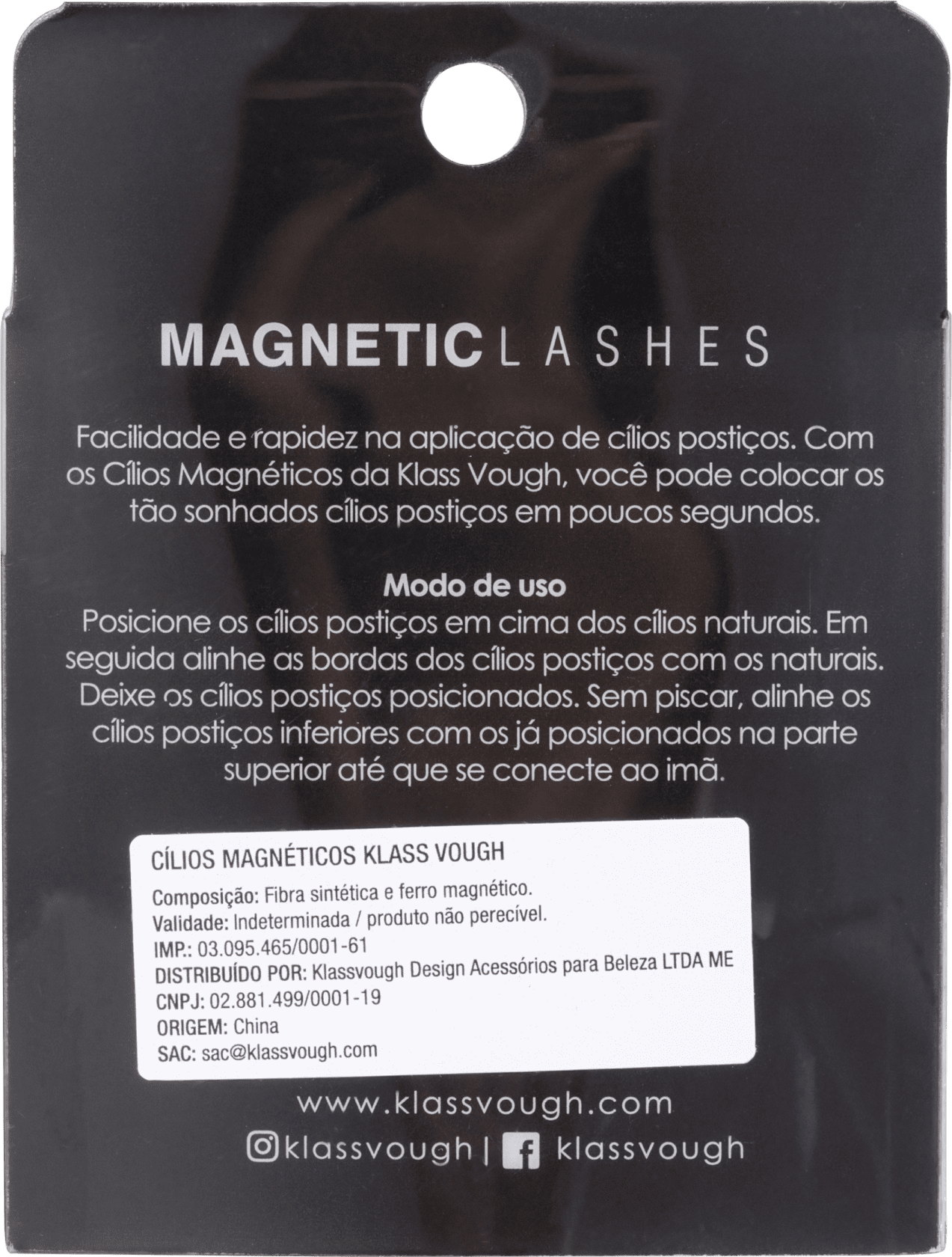 Klass Vough BMG 71 - Cílios Postiços Magnéticos