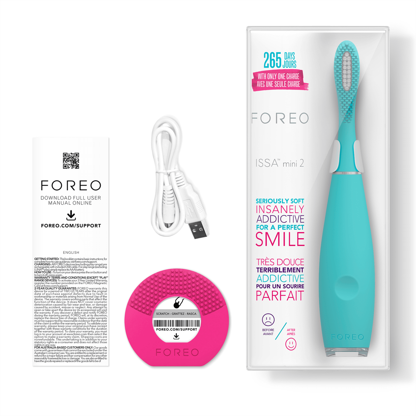 Foreo Issa Mini 2 Summer Sky - Escova de Dente Elétrica