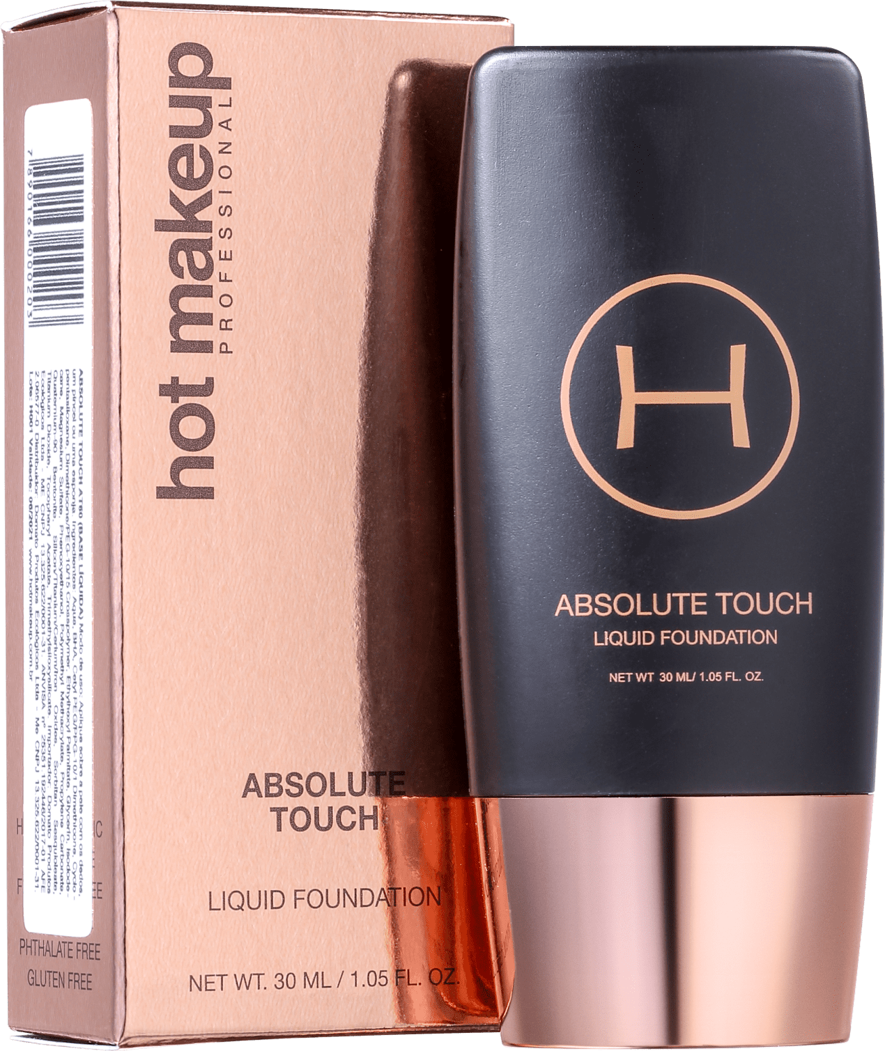 Hot MakeUp Absolute Touch AT05 - Base Líquida 29ml