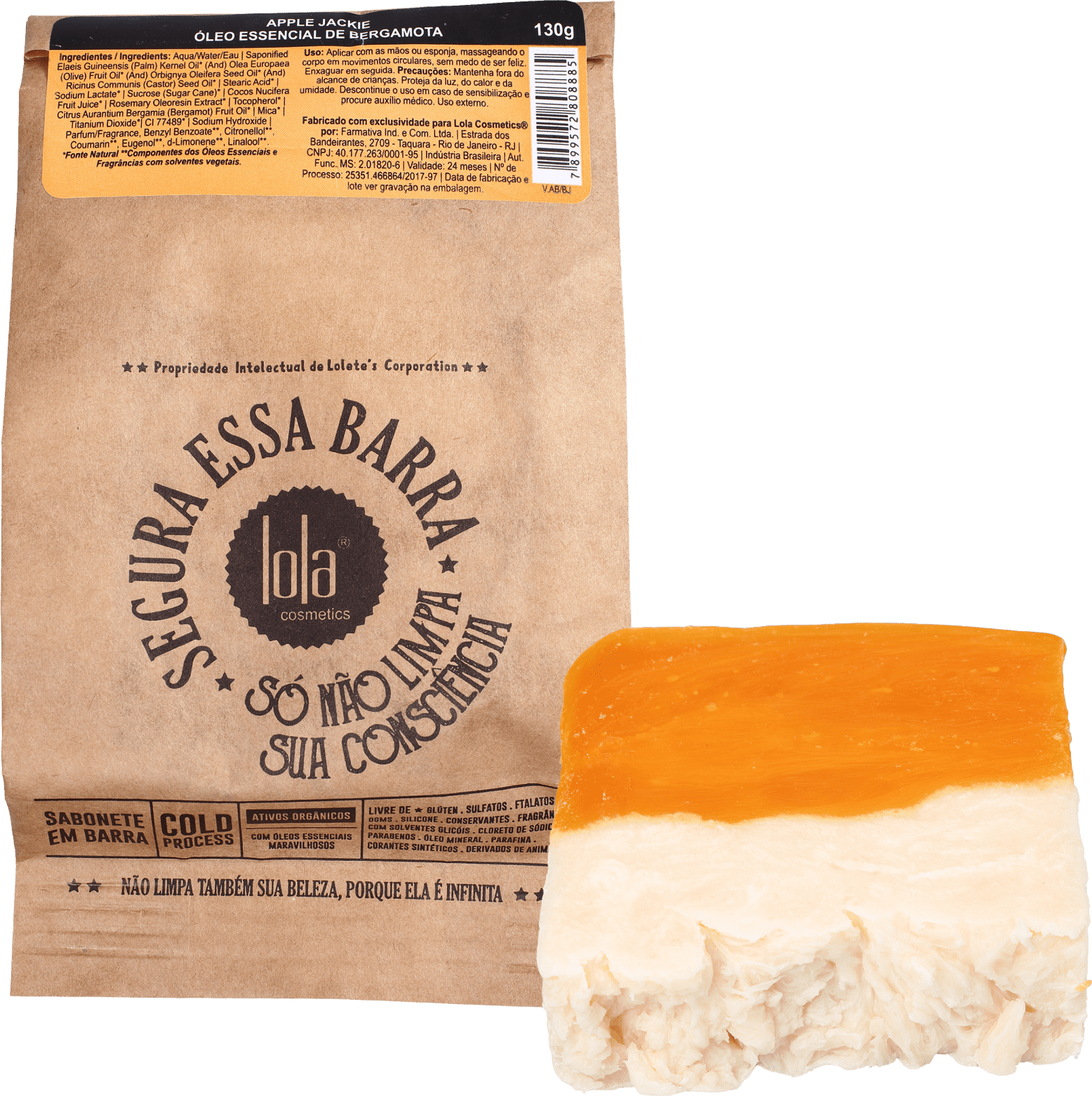 Lola Cosmetics Segura Essa Barra Apple Jakie - Sabonete em Barra 130g