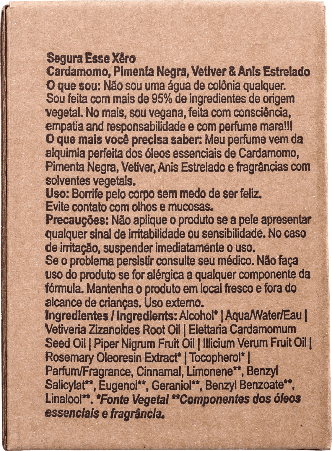 Segura Esse Xêro Cardamomo Lola Cosmetics Eau de Cologne - Perfume Feminino 110ml