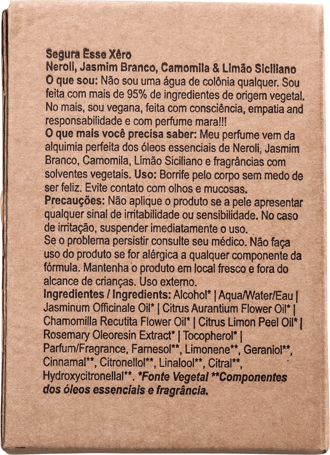 Segura Esse Xêro Neroli Lola Cosmetics Eau de Cologne - Perfume Feminino 110ml