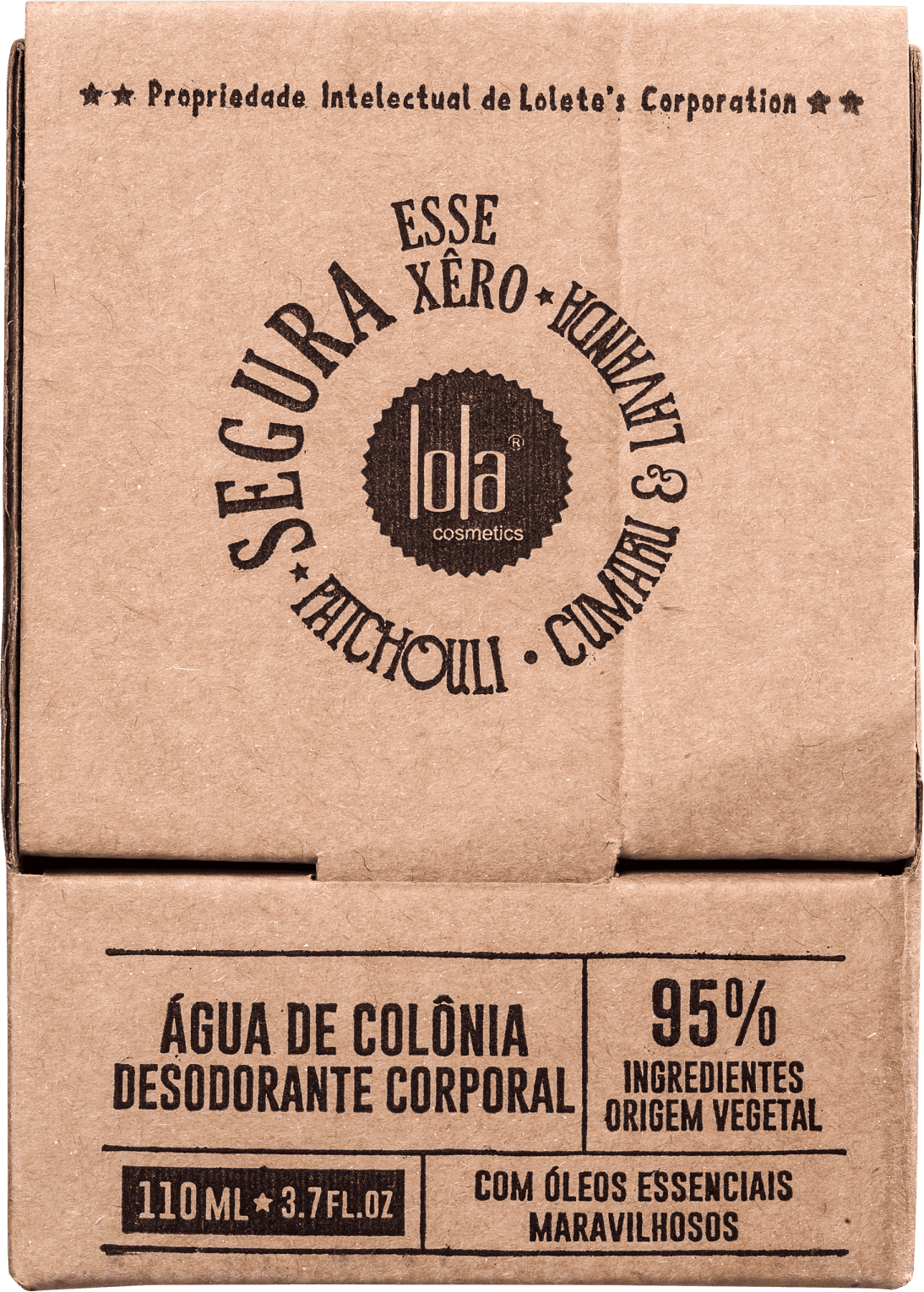 Segura Esse Xêro Patchouli Lola Cosmetics Eau de Cologne - Perfume Feminino 110ml