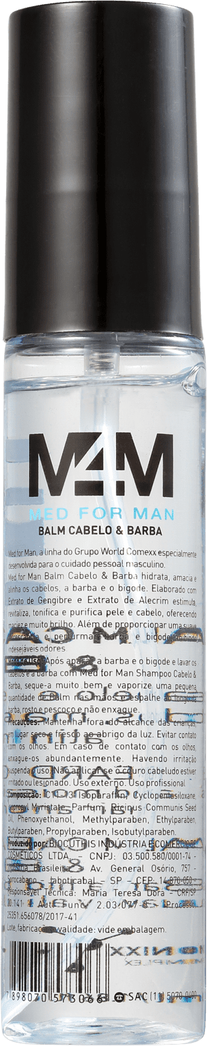 Mediterrani Med For Man Balm Cabelo & Barba - Bálsamo Multifuncional 55ml