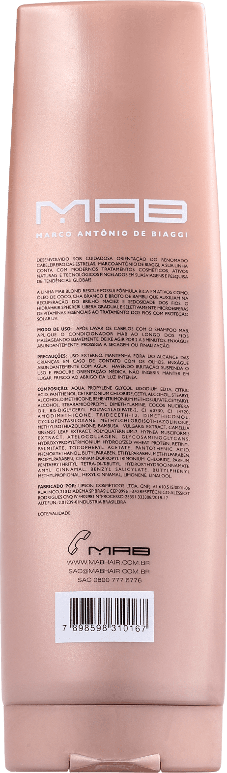 MAB Marco Antônio de Biaggi Blond Rescue - Condicionador 200ml